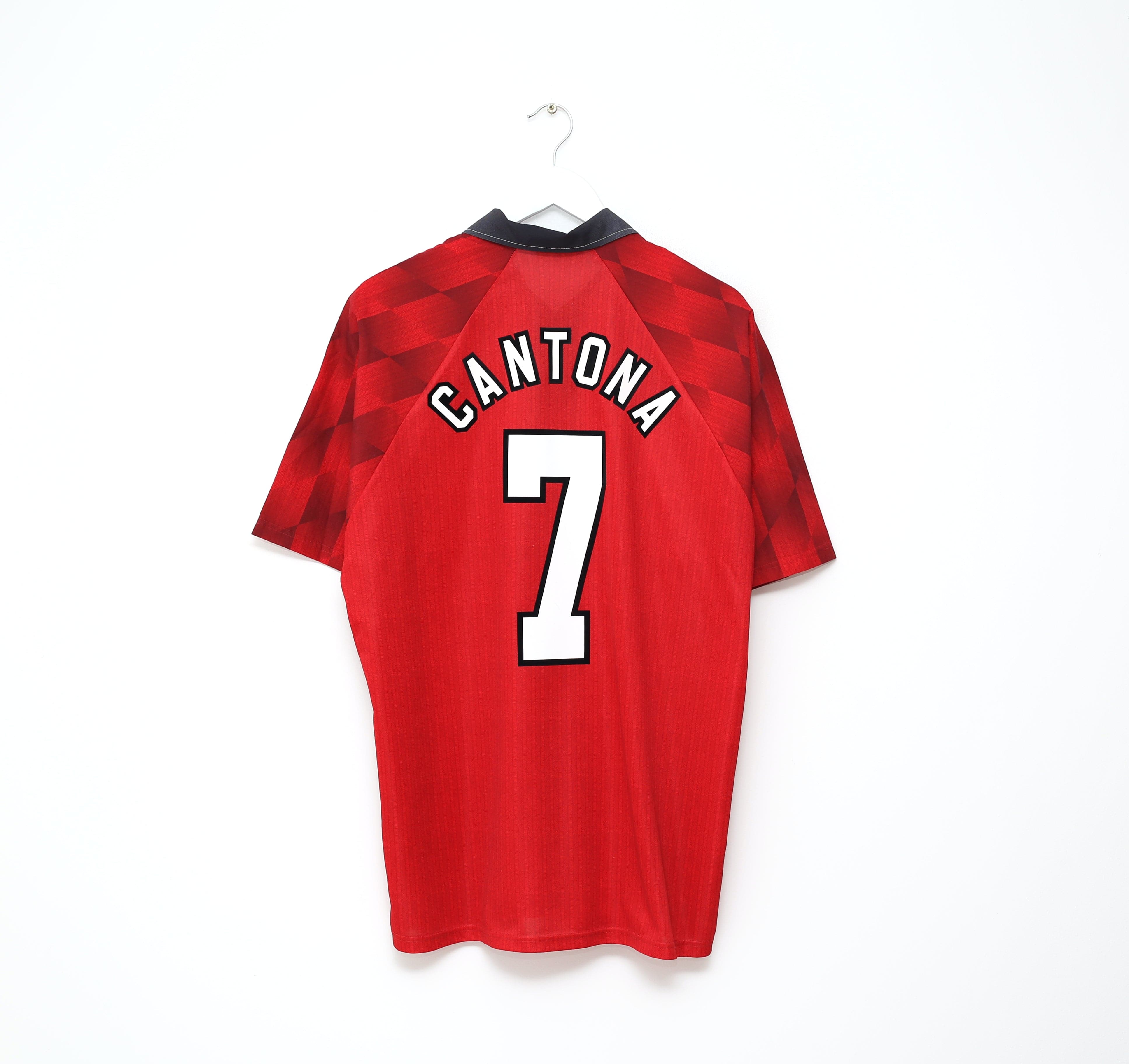 1996/97 CANTONA #7 Manchester United Vintage Umbro Home Football