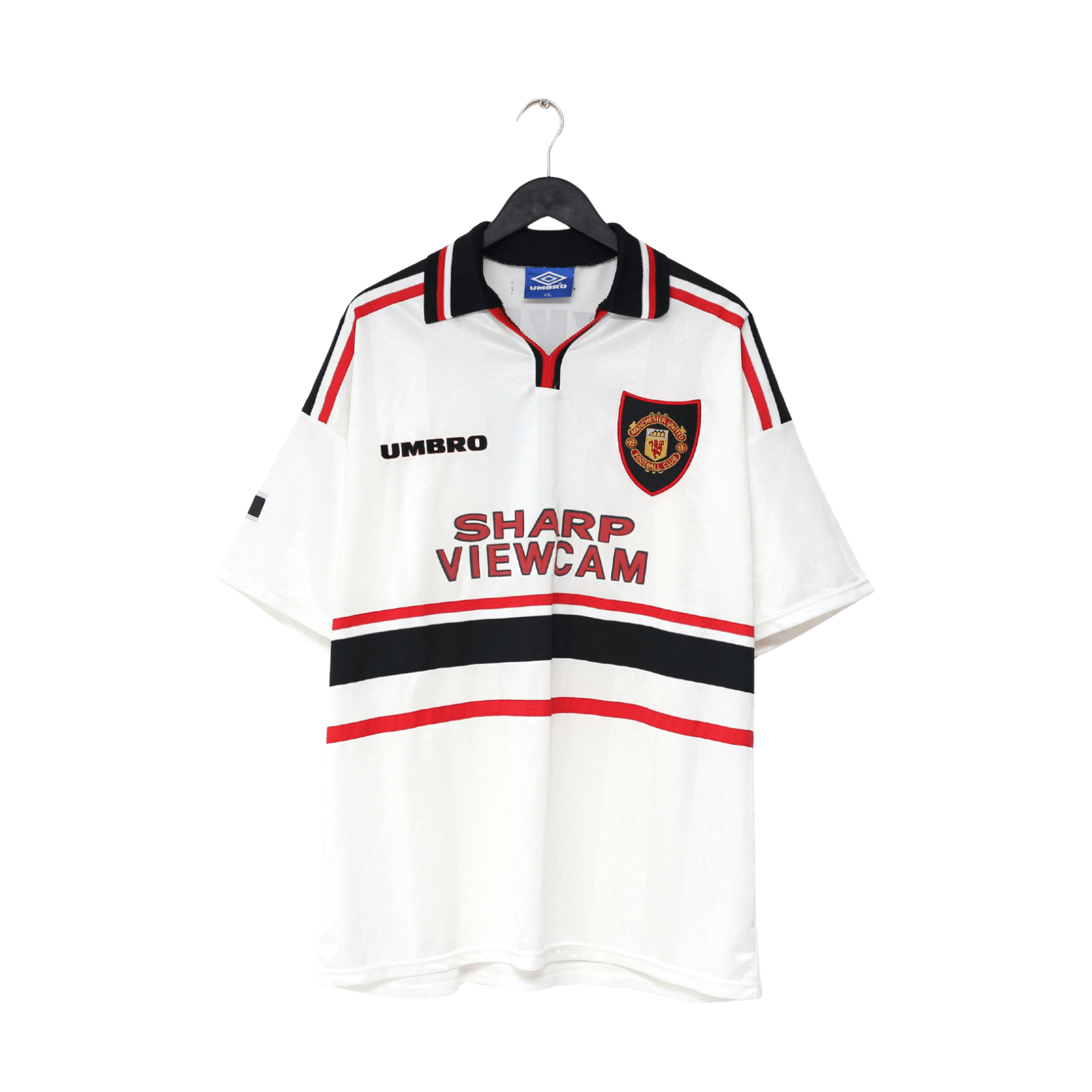 1997/99 BECKHAM #7 Manchester United Vintage Umbro Away Football