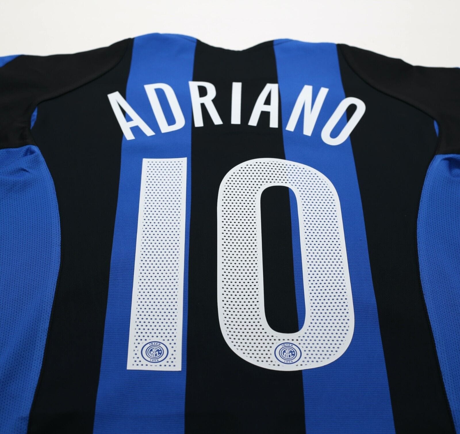 2004/05 ADRIANO #10 Inter Milan Vintage Nike Home Football Shirt