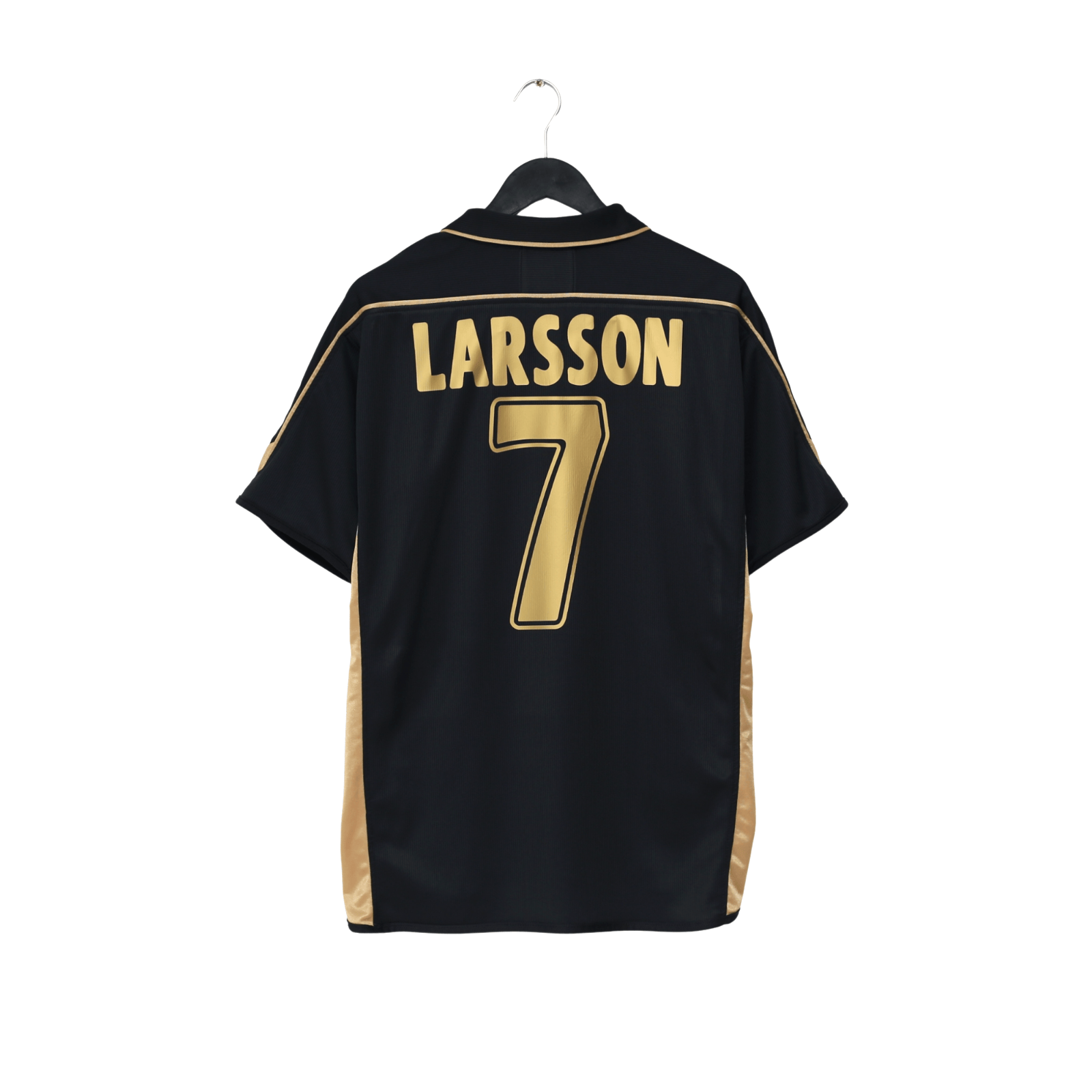 2003/04 Larsson #7 Celtic Vintage Umbro European Away Football