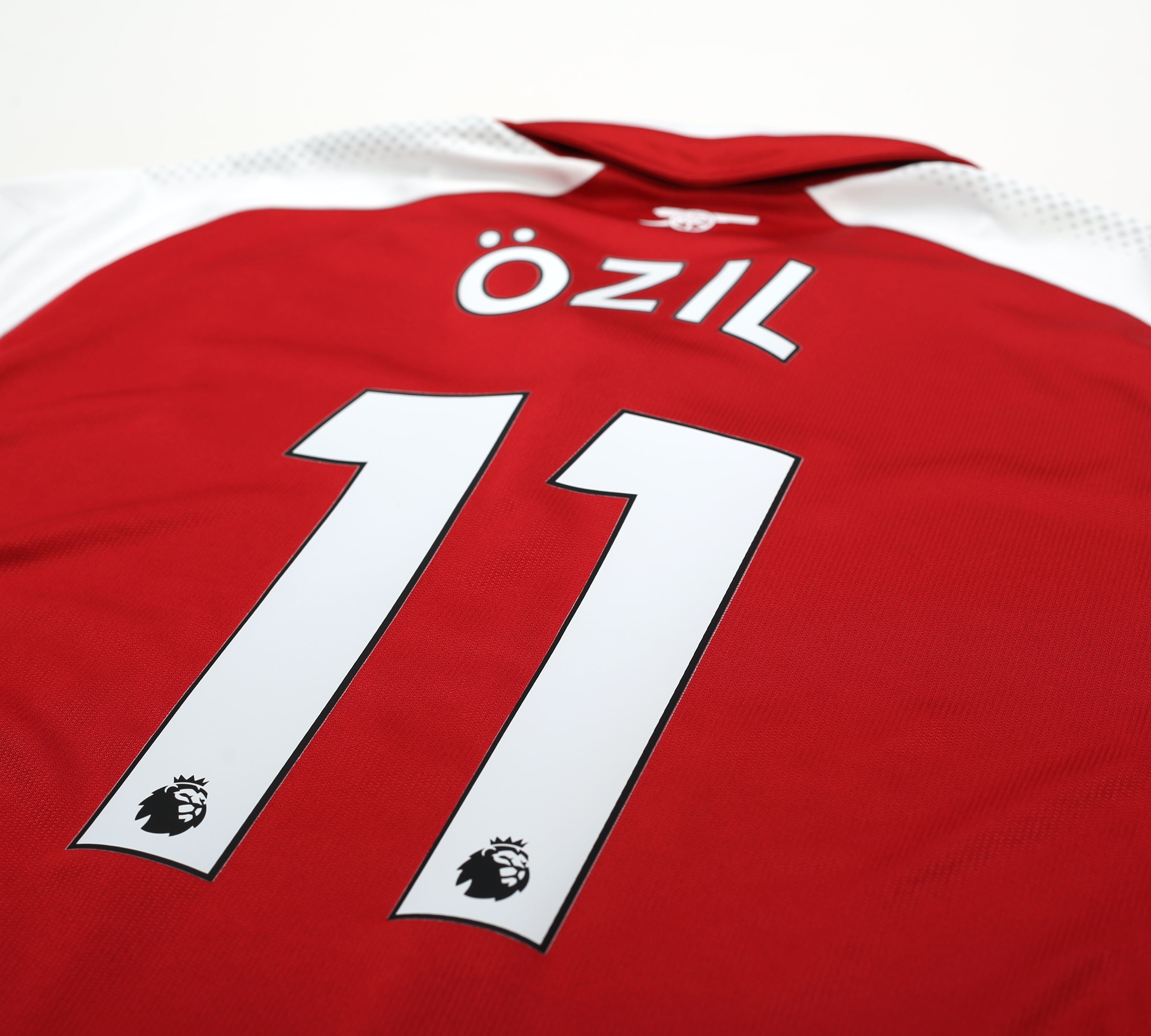 2017/18 OZIL #11 Arsenal Vintage PUMA Home Football Shirt | Size L