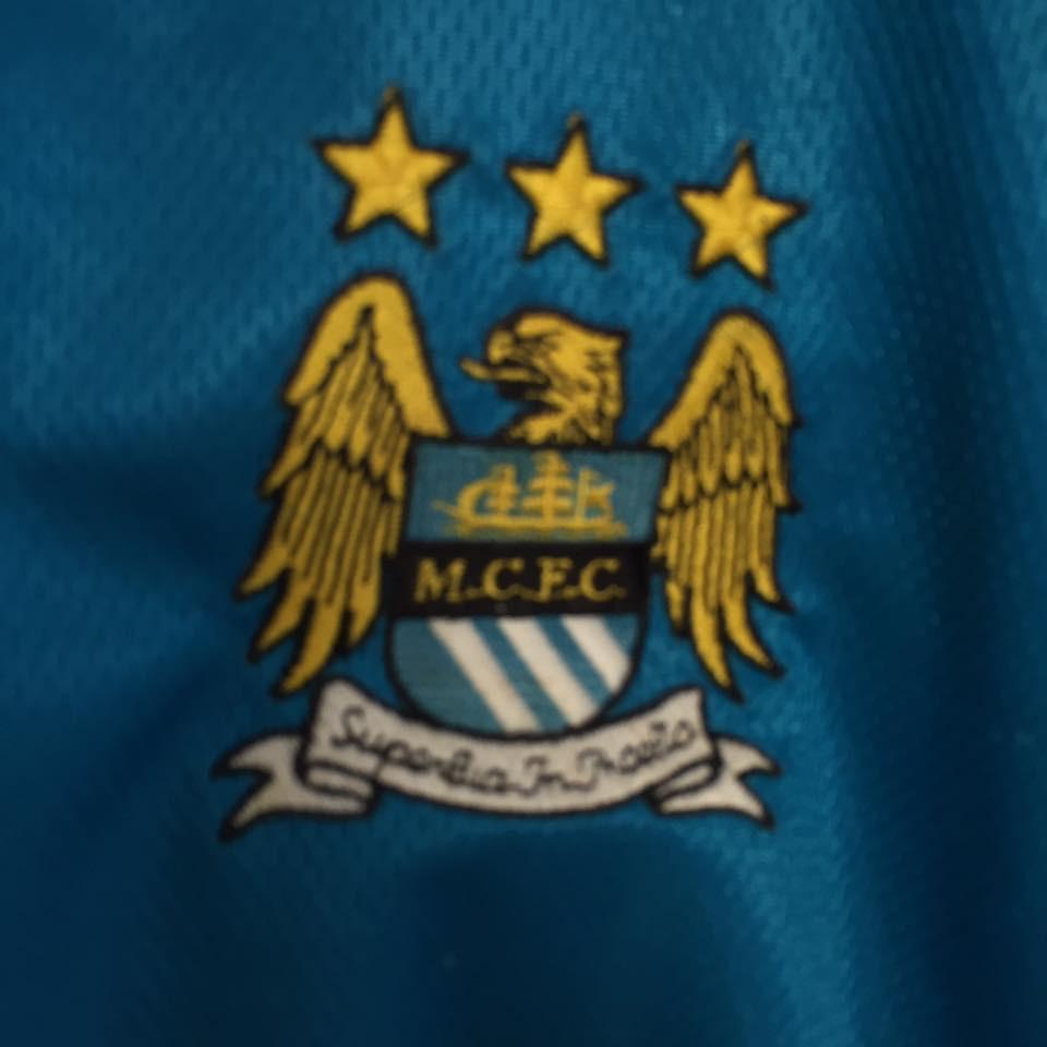 1997-99 Manchester City Kappa Home Shirt L (Excellent) - Football