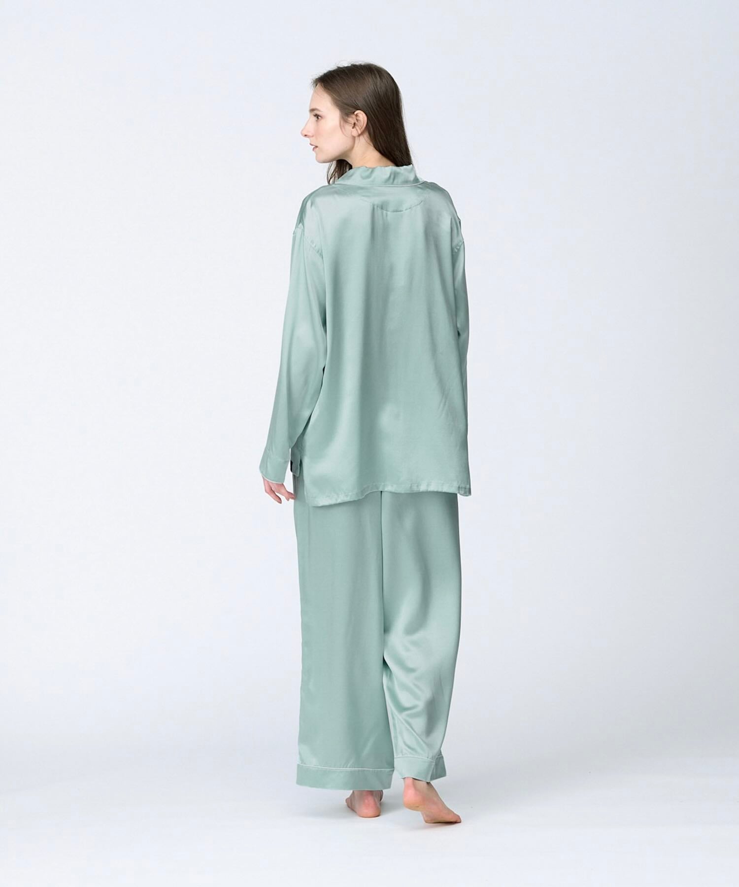 Foo Tokyo 公式ストア | 【セットアップ】シルクパジャマ ミントグリーン