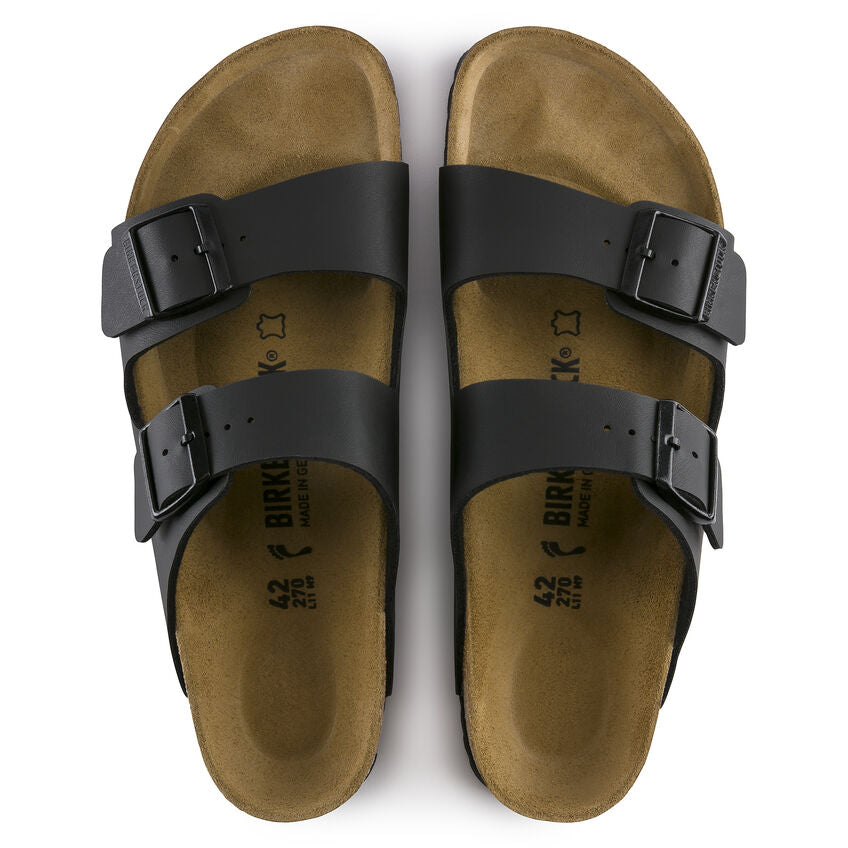 Classic Black Birkenstock Arizona Birko-Flor Sandal - Made in Germany
