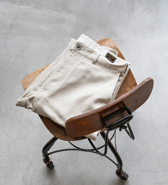 AGE OLD】40s Style Work Trousers “Vintage Pique”を2025年9月13日