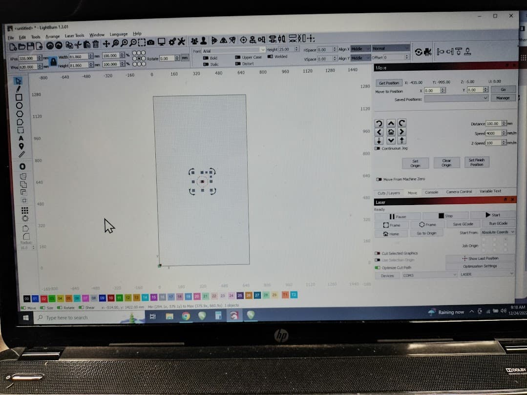 Jog movements works correctly on LaserGRBL and OpenBuilds but not