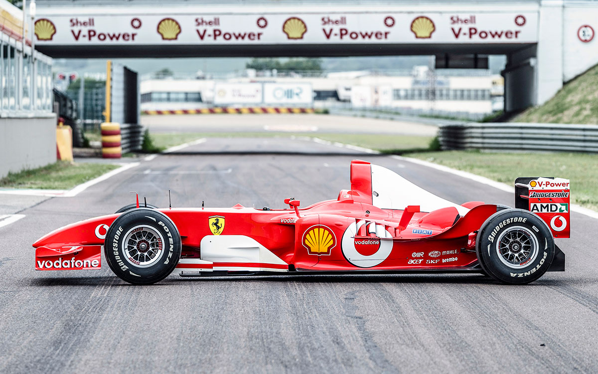 ミハエル・シューマッハが2003年のF1タイトルを獲得したフェラーリ