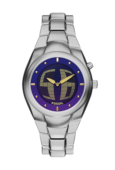 Y2K Big Tic ステンレススチールウォッチ - LE1228 - Fossil