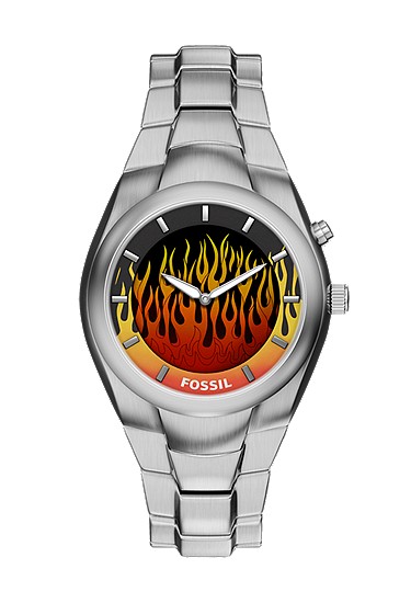 Y2K Big Tic ステンレススチールウォッチ - LE1230 - Fossil