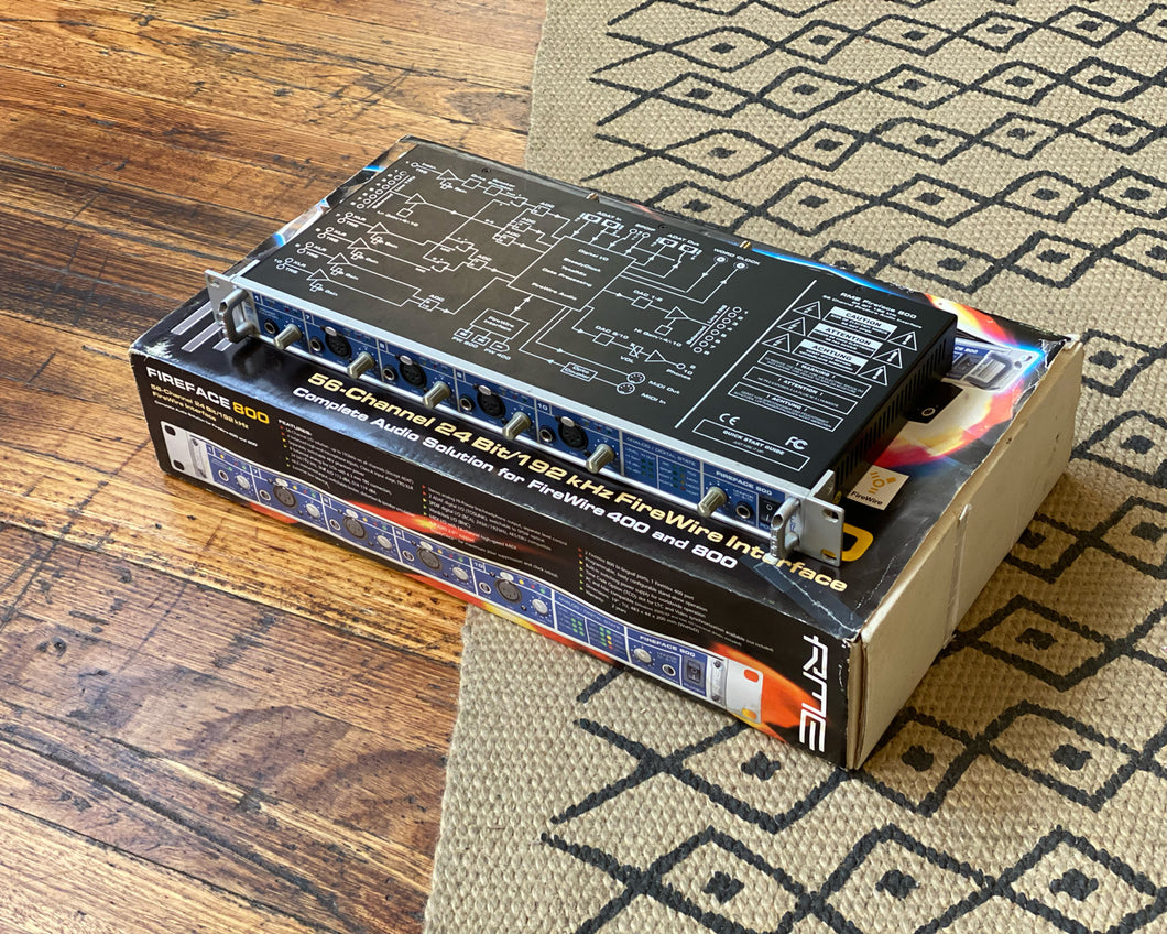 RME Fireface 800 Firewire Audio Interface – Found Sound