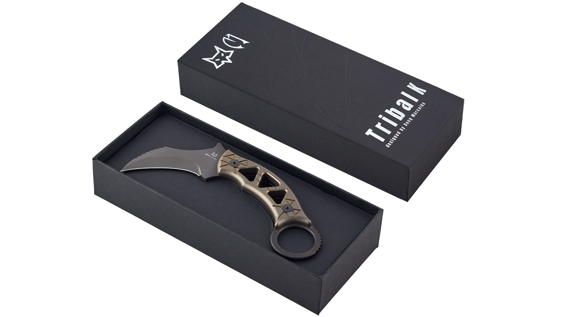 FX-803 TiPVD - TRIBAL K - Karambit fissi - FOX Knives