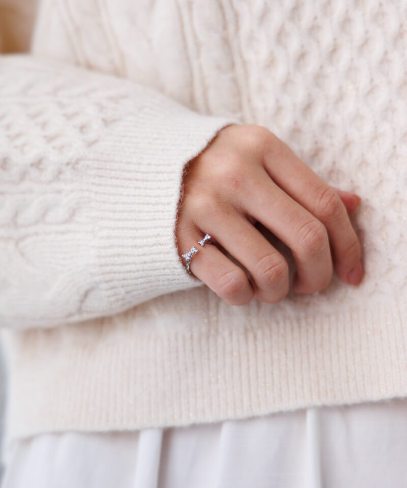 bijou pinky ring～ﾋﾞｼﾞｭｰﾋﾟﾝｷｰﾘﾝｸﾞ | flower／フラワー公式通販