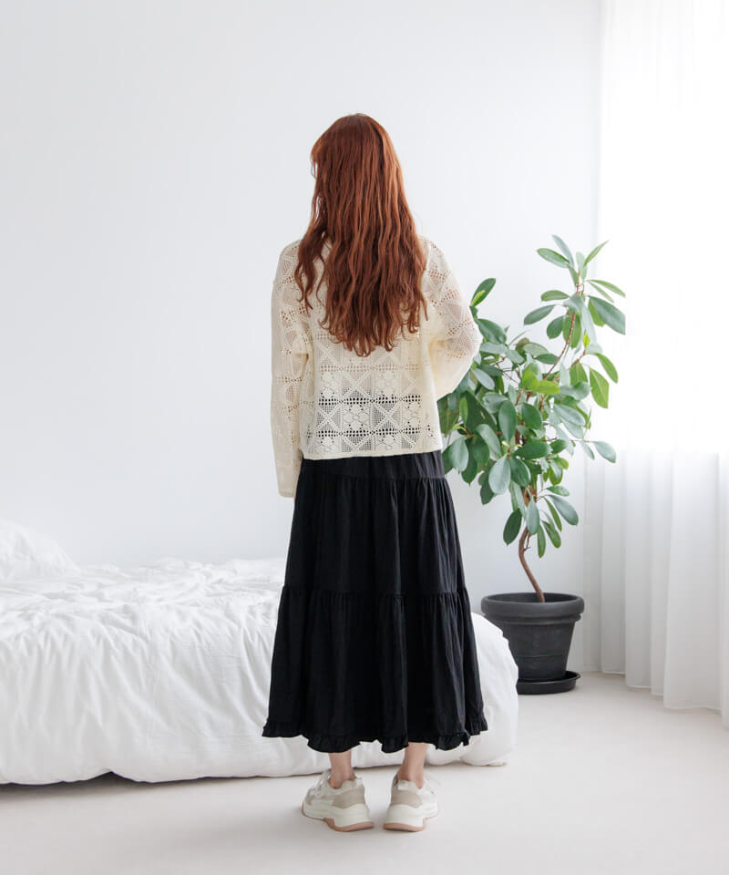 20%OFF】frill tiered skirt～ﾌﾘﾙﾃｨｱｰﾄﾞｽｶｰﾄ | flower／フラワー公式通販