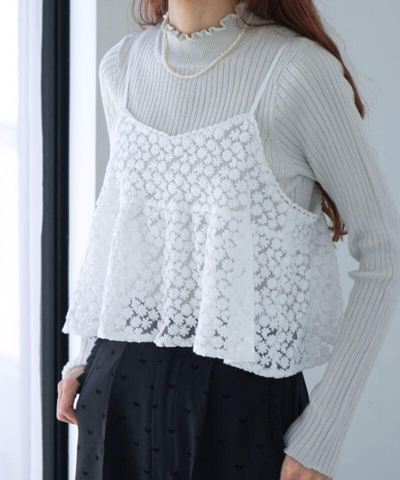 garden lace bustier～ｶﾞｰﾃﾞﾝﾚｰｽﾋﾞｽﾁｪ | flower／フラワー公式通販