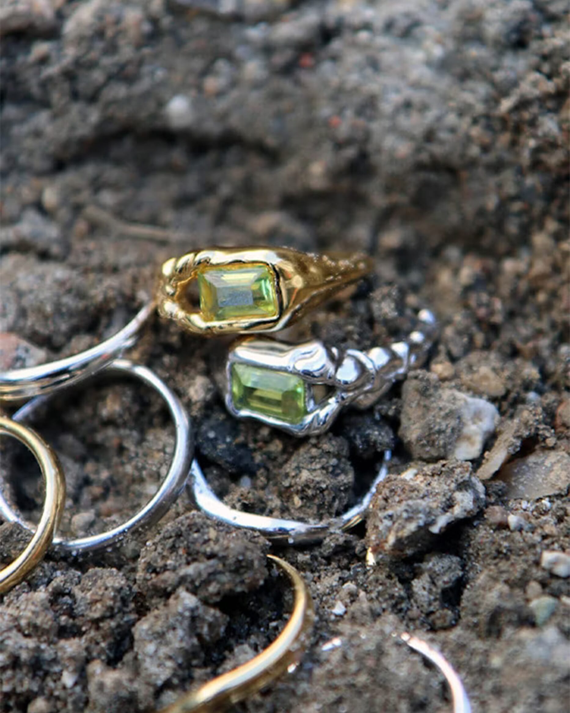 Maria Black Ring Lemon Disco - Gold HP | Smykker og ringer | FLOYD.no