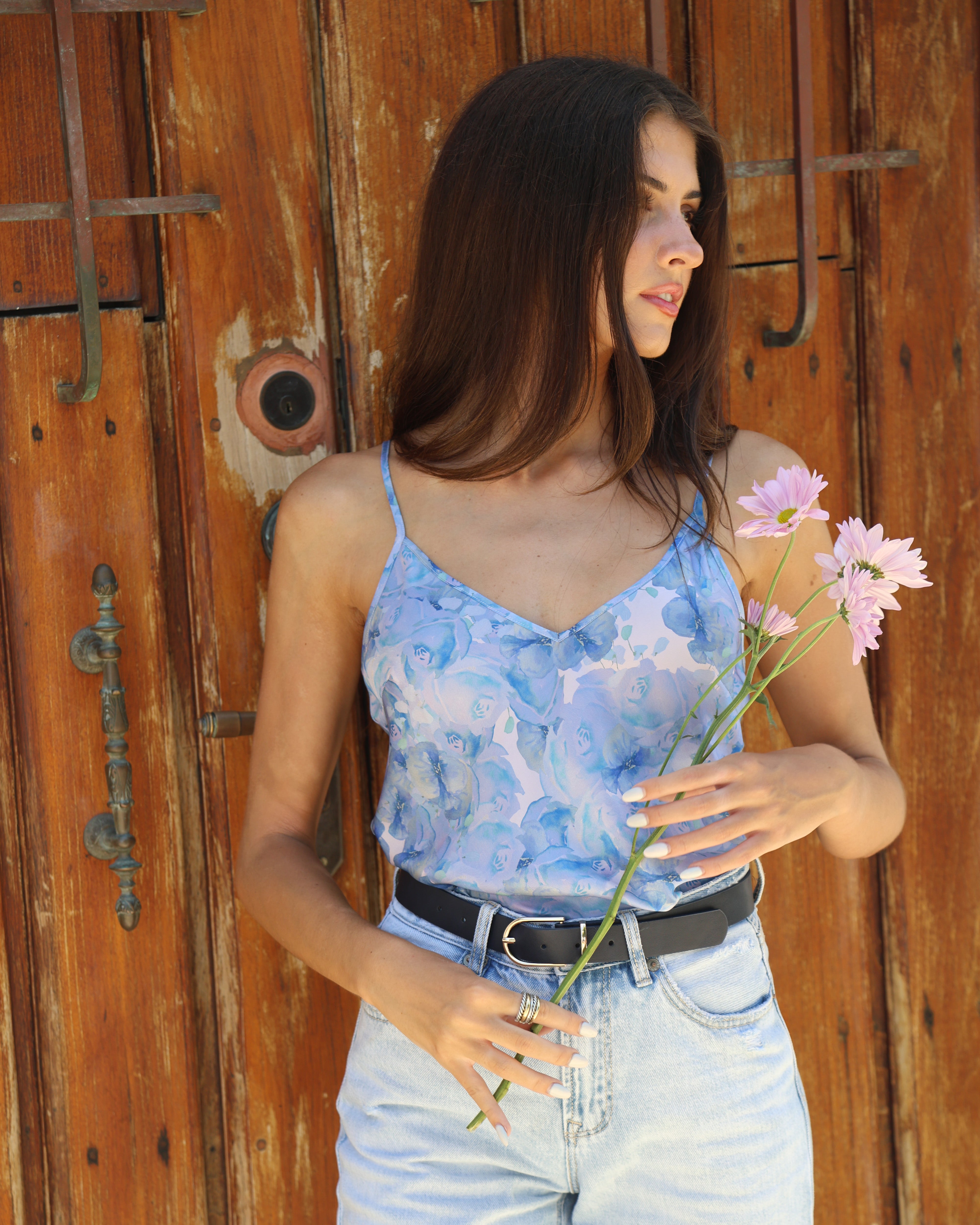 Cecilia Floral Print Cami Top – FLORA by Alexandria