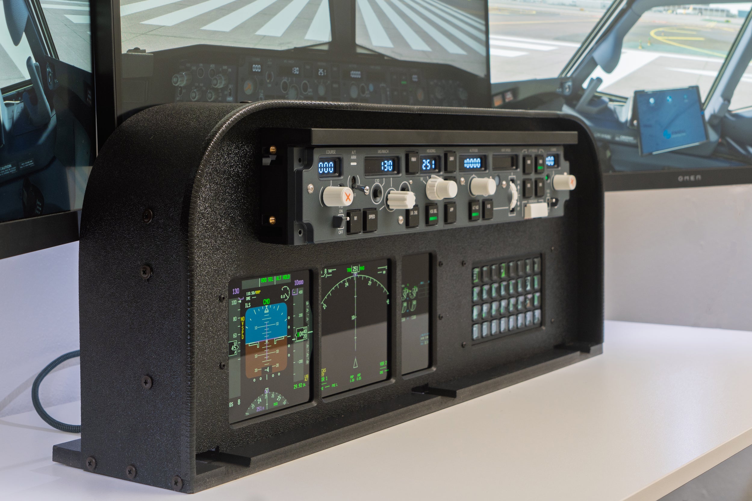 Boeing Panel Compatible with Winwing Sim Panel of Auto Pilot 3 and