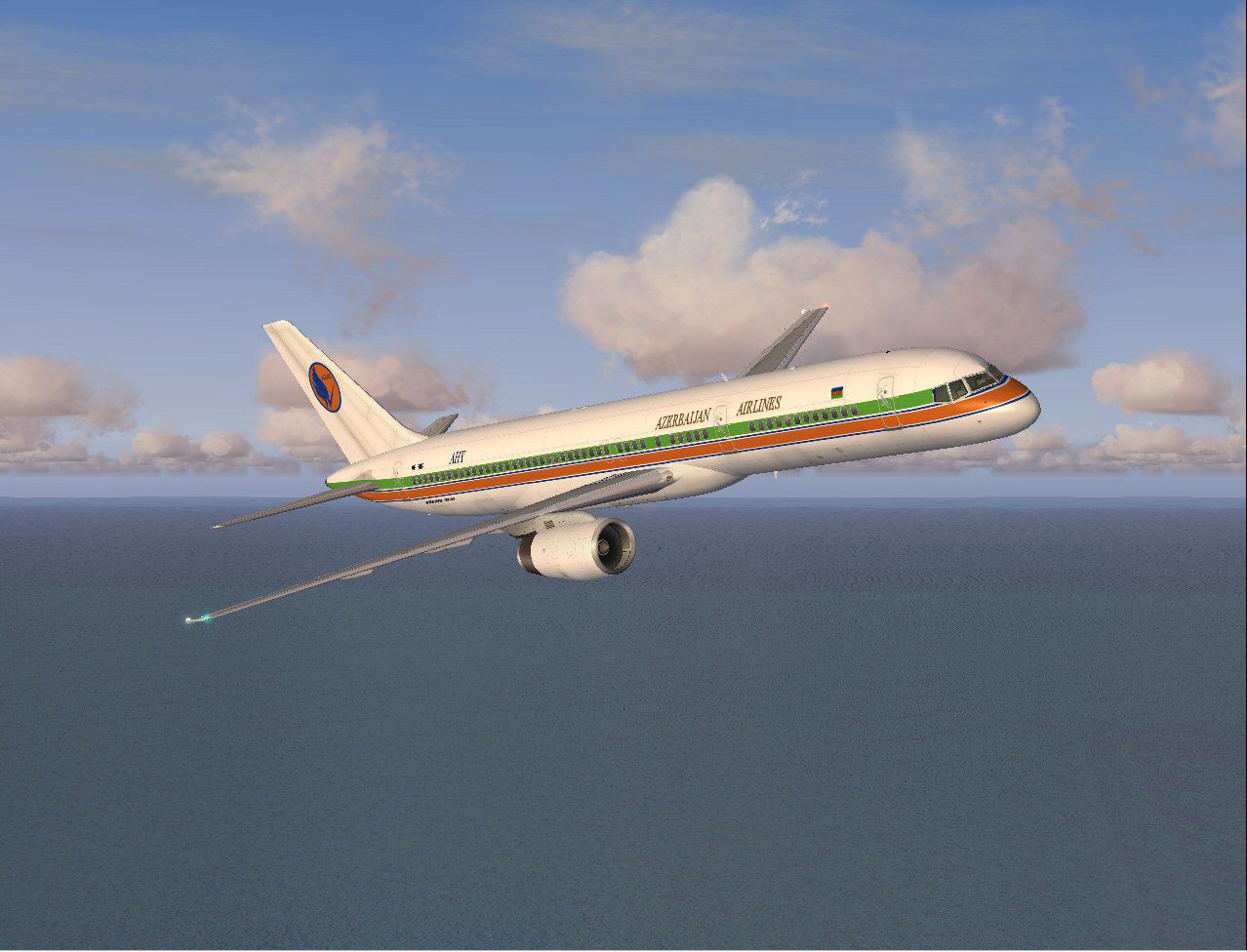 Azal Azerbaijan Airlines 757-22L for FS2004