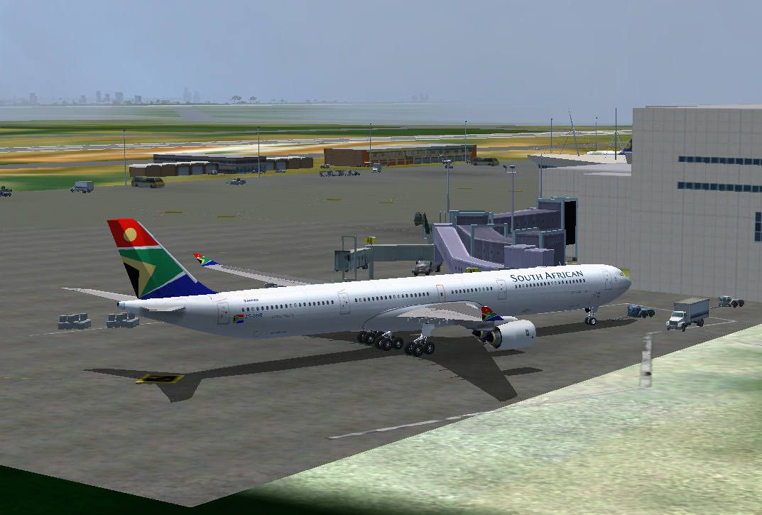 SAA Airbus A340-600 ZS-SNB for FSX