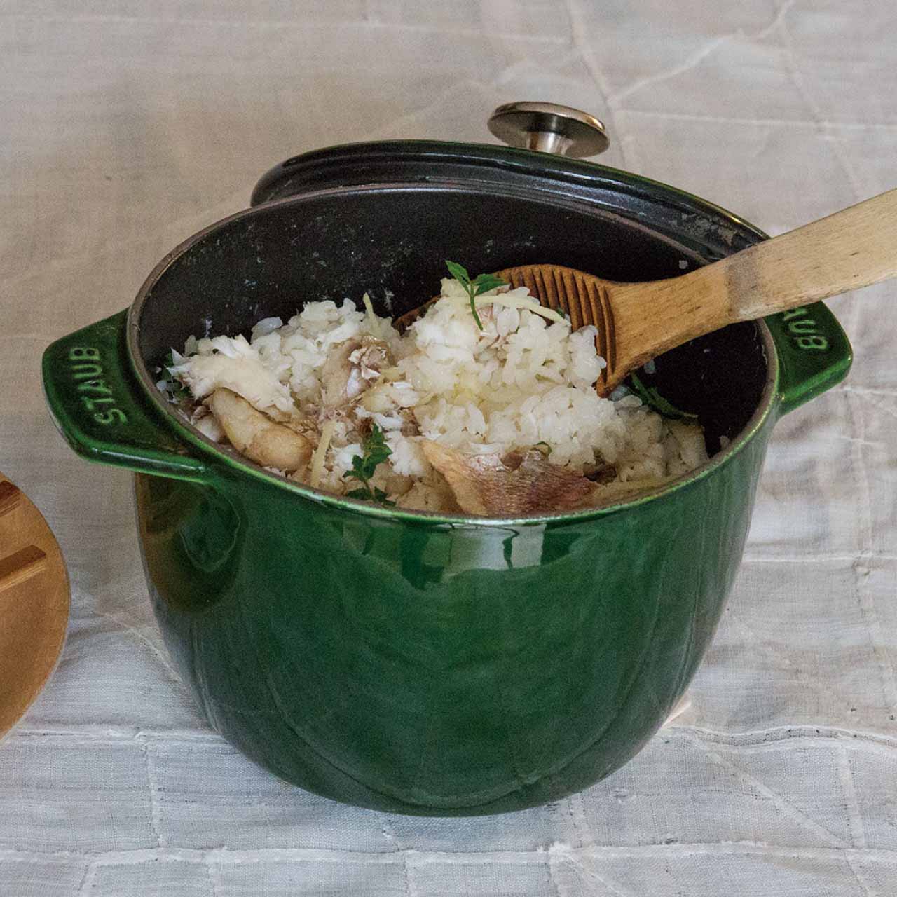 Staub ストウブ ラ・ココット de GOHAN 16cm ミント Mサイズ