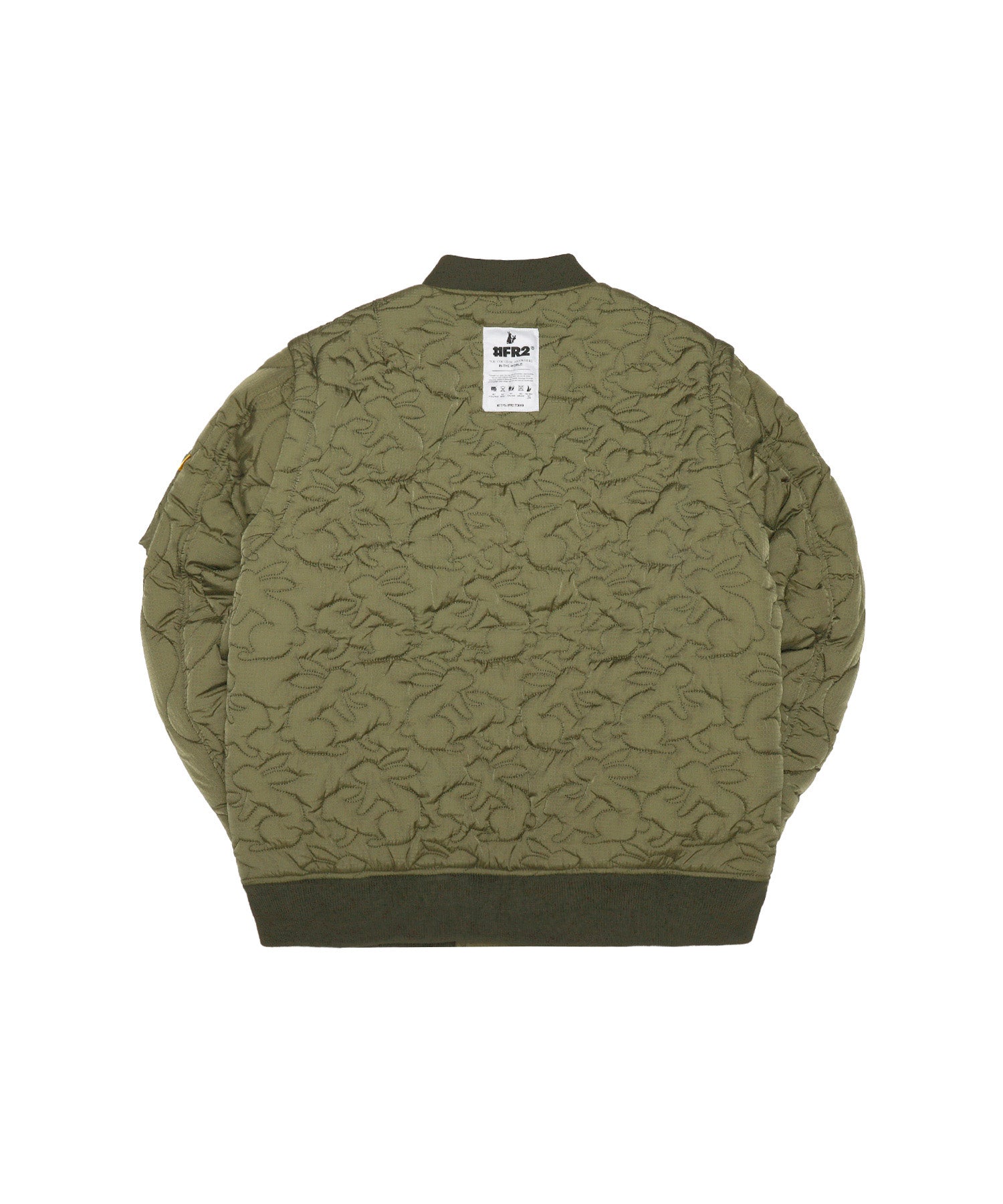 Nylon Rabbits Quilting 2Way Bomber Jacket – #FR2