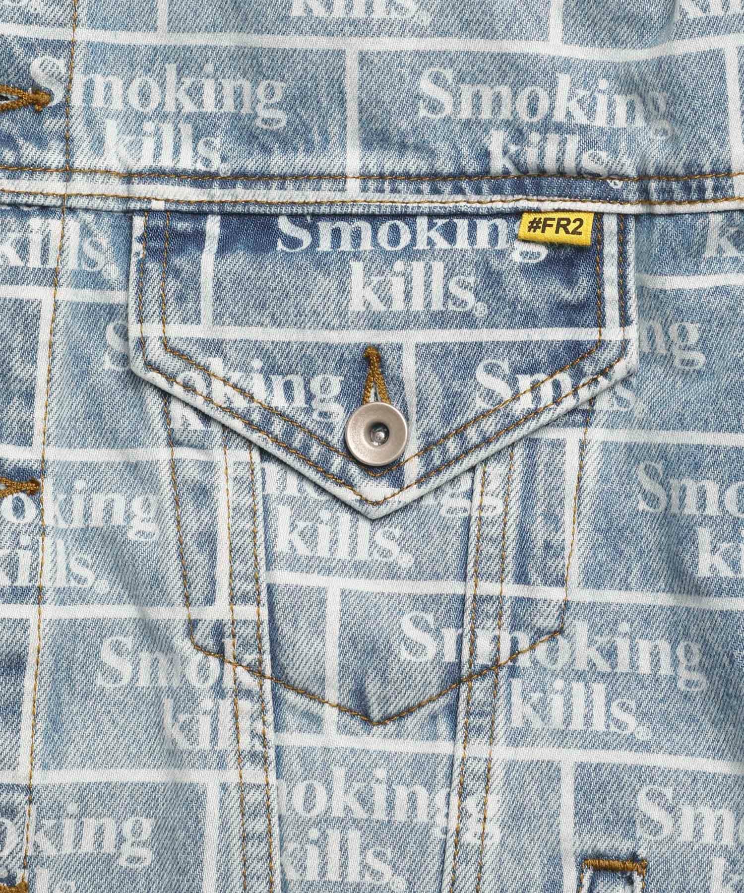 Smoking kills Denim Jacket – #FR2