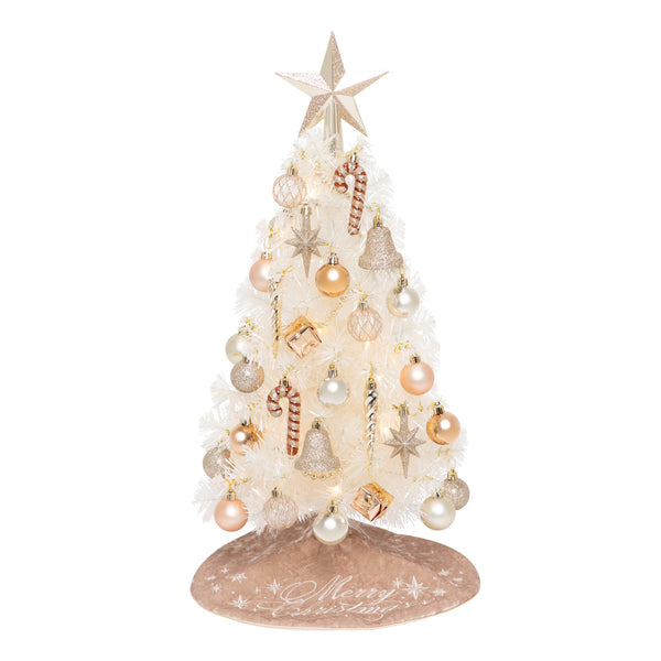 クリスマスツリー スターターセット 60cm ホワイト | Francfranc