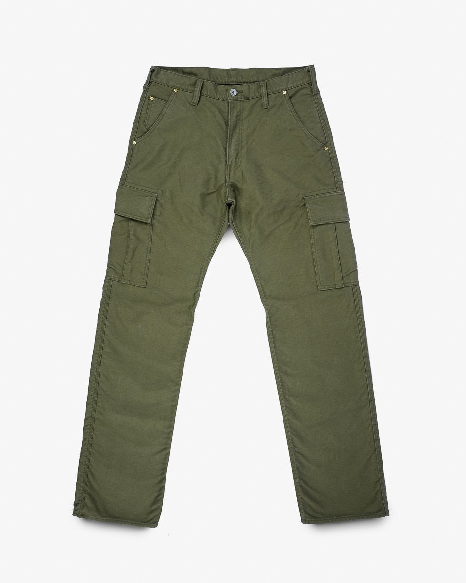 IH-738-GRN Whipcord Cargo Pants - Army Green - Franklin & Poe