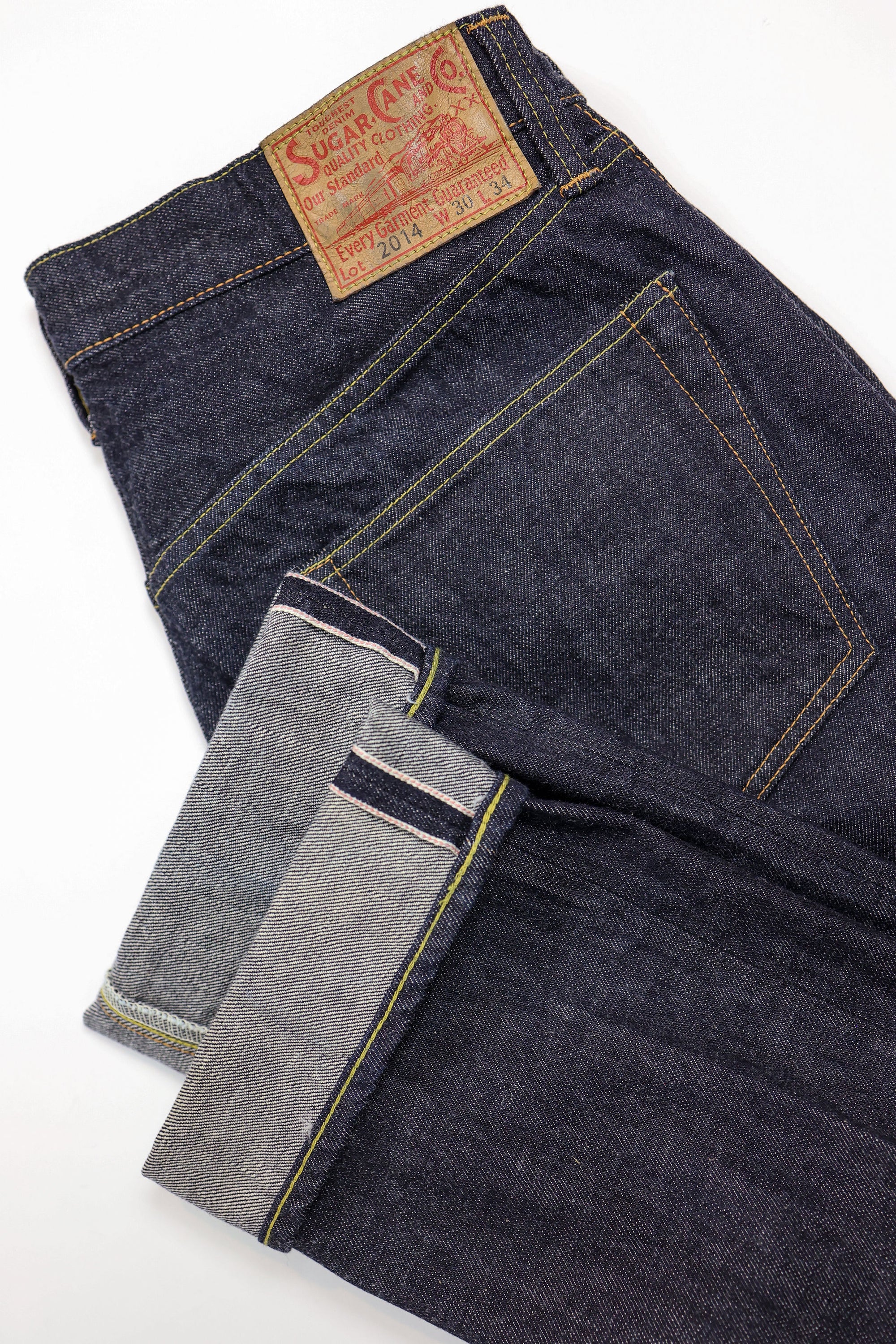 Sugarcane 2014 Slim Tapered - One Wash 12 oz. Japanese Selvedge