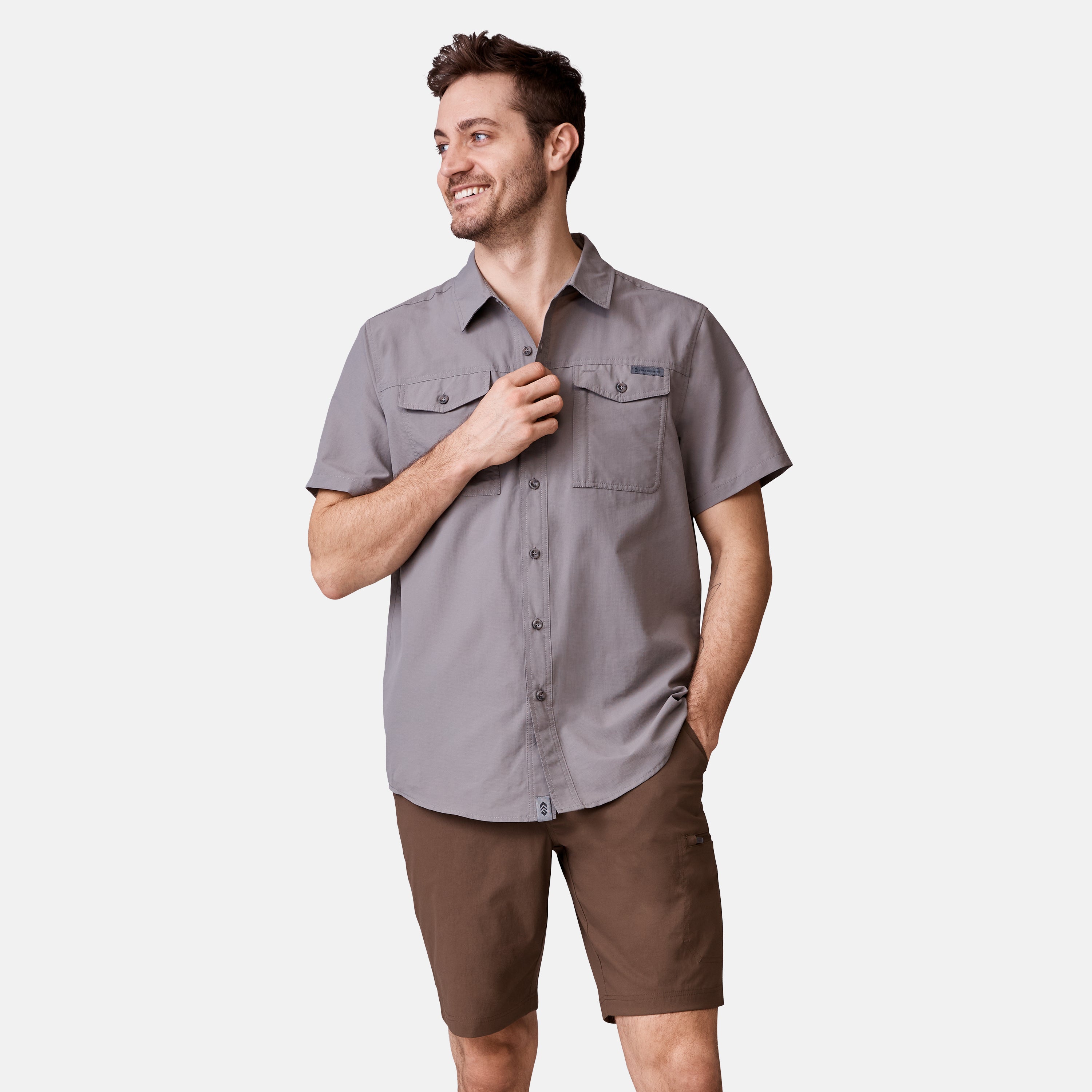 Men's Expedition Nylon Rip-Stop Short Sleeve Shirt – Free Country
