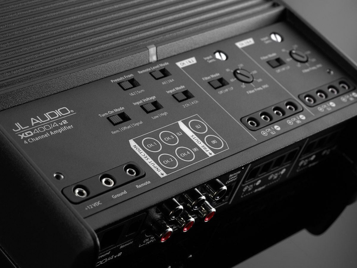 JL Audio XD400/4v2 - 4-Channel Class D Full-Range Amplifier