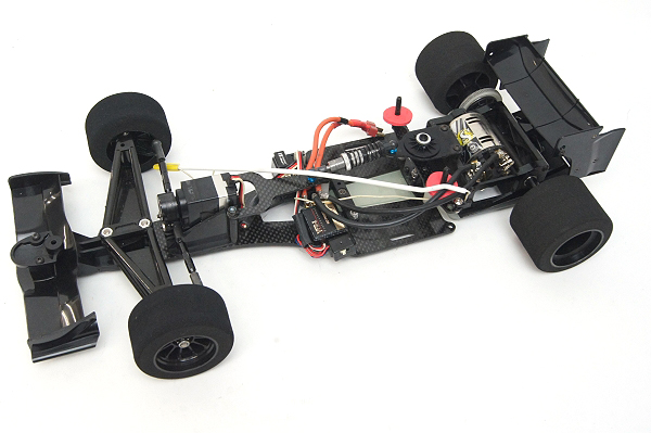タミヤ F103 メインシャーシ パーツ付 タミヤ F103 メインシャーシ