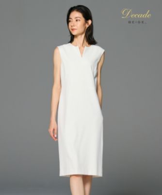 BEIGE，(ベイジ)の【セットアップ対応】LUIZA / Iラインワンピース通販