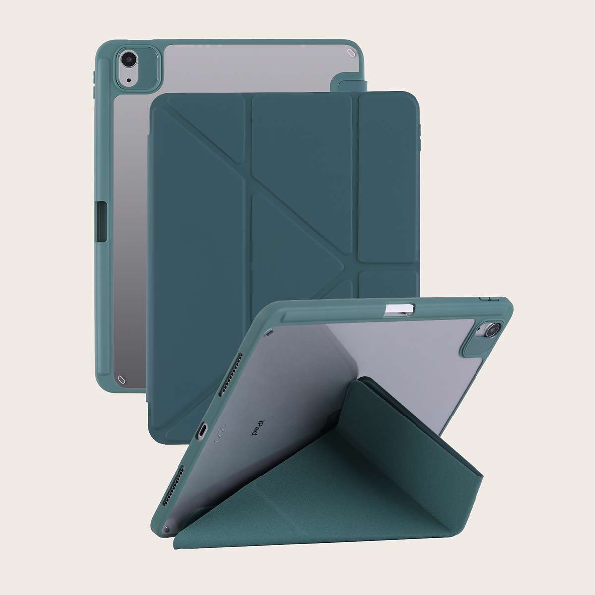 iPad (第6世代) 10.2インチ シルバー スタンドダードケース付き 多機能