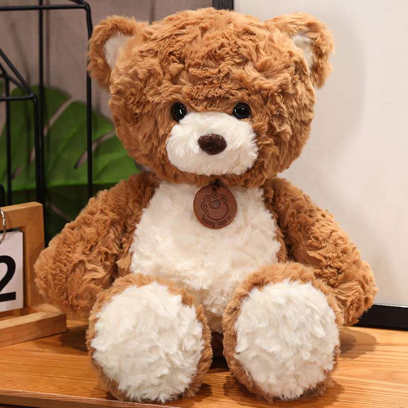 くまぬいぐるみ もこもこお座りぬいぐるみ くま 茶色(中)|くま