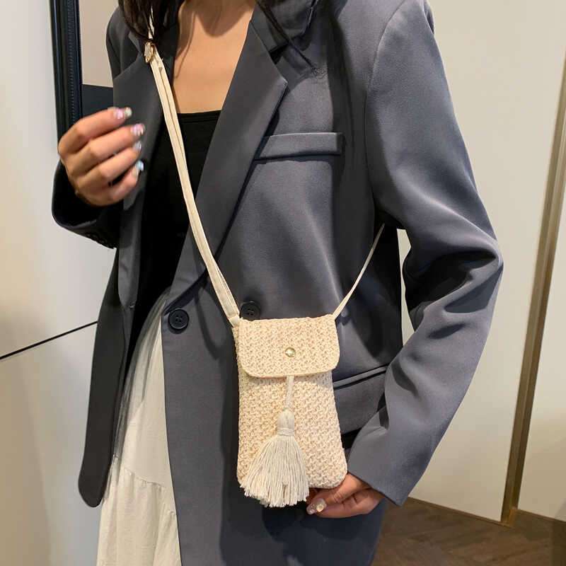 平成レトロ ミミポポデザインの編みバッグ ミニポシェット 平成レトロ