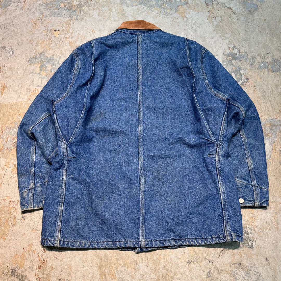 古着 USA製 Carhartt/ カーハート/ ミシガンチョアコート/ デニム地/襟