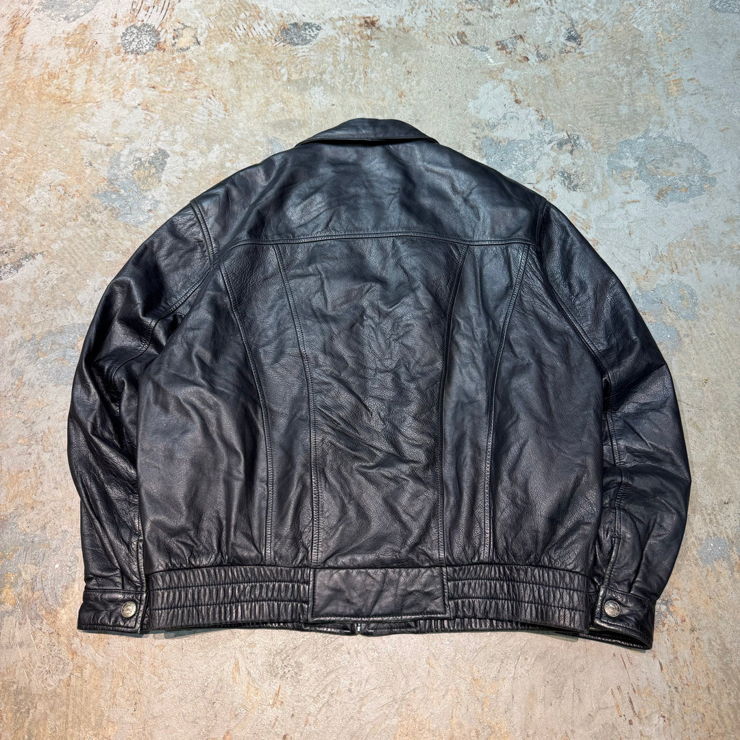 古着 WILSONS LEATHER/ ウィルソンズレザー/ジップアップレザー