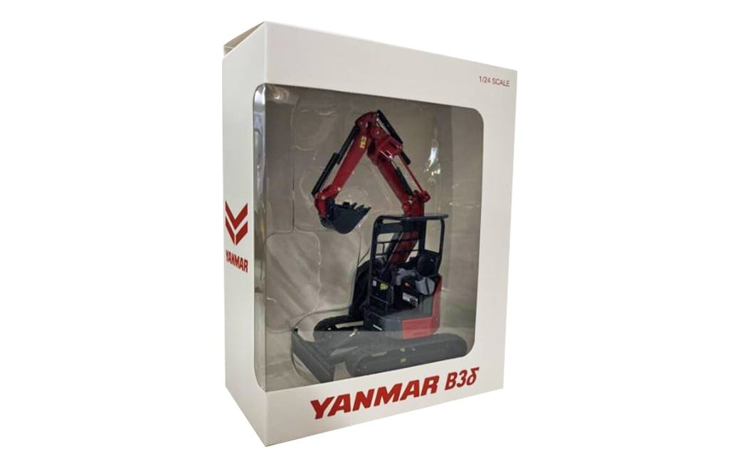 YANMAR B3δ （Excavator DIE-CASTING METAL） 1/24スケール ヤンマー建