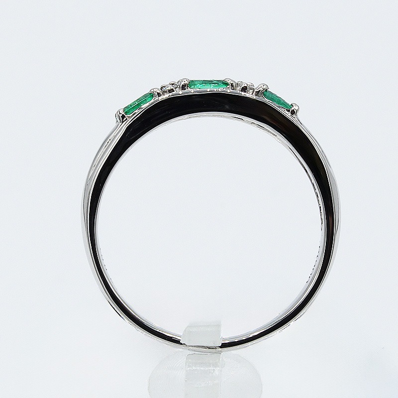 エメラルド リング 0.5ct Pt900 (12527) 指輪 リング エメラルド