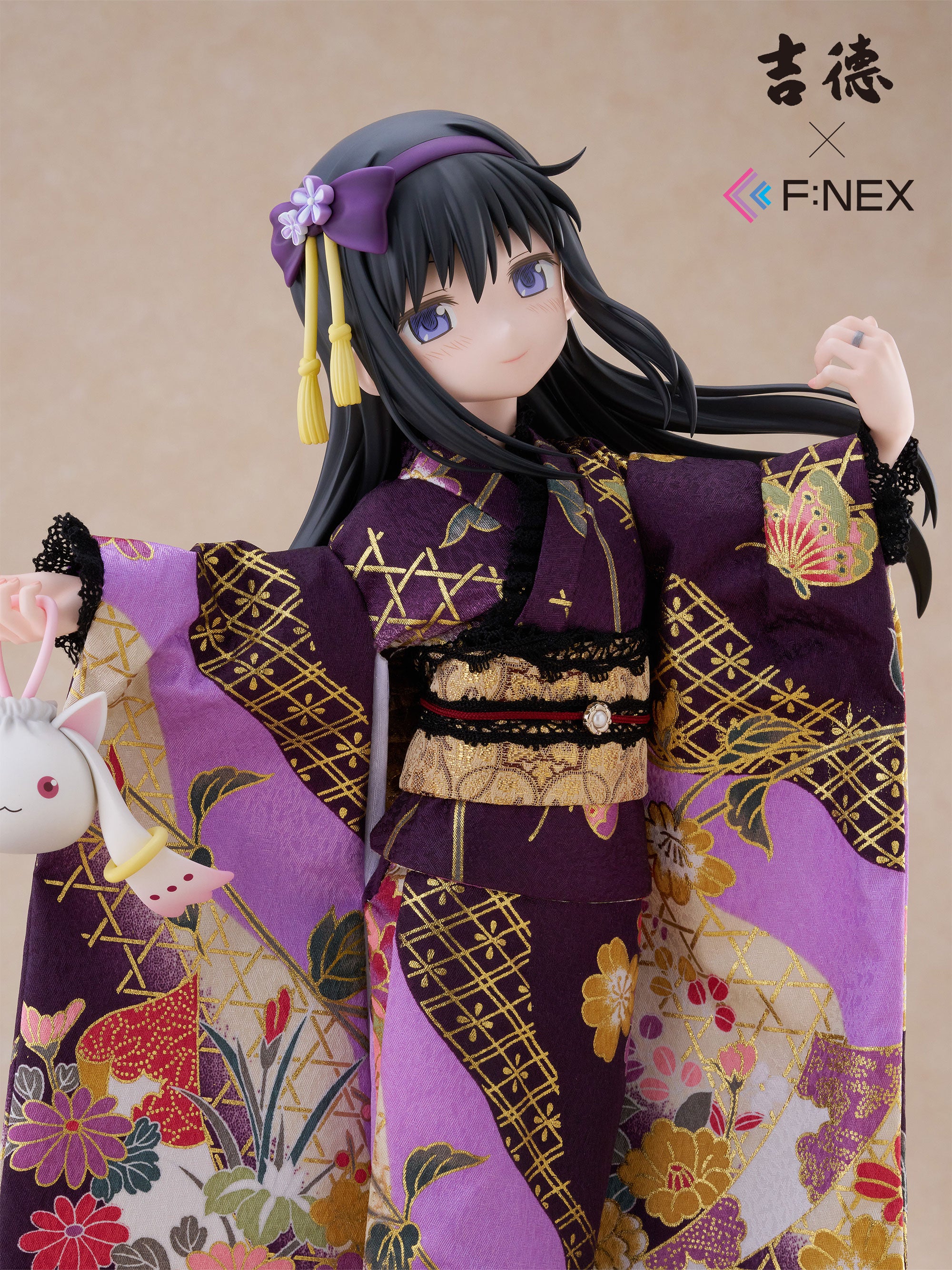 吉徳×F:NEX 鹿目まどか・暁美ほむらセット -日本人形- 1/4スケール