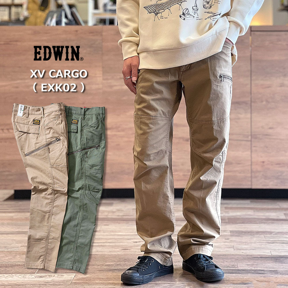 EDWIN XV ストレッチ チノ カーゴ パンツ（メンズ）EXK02 FF24-0072【1