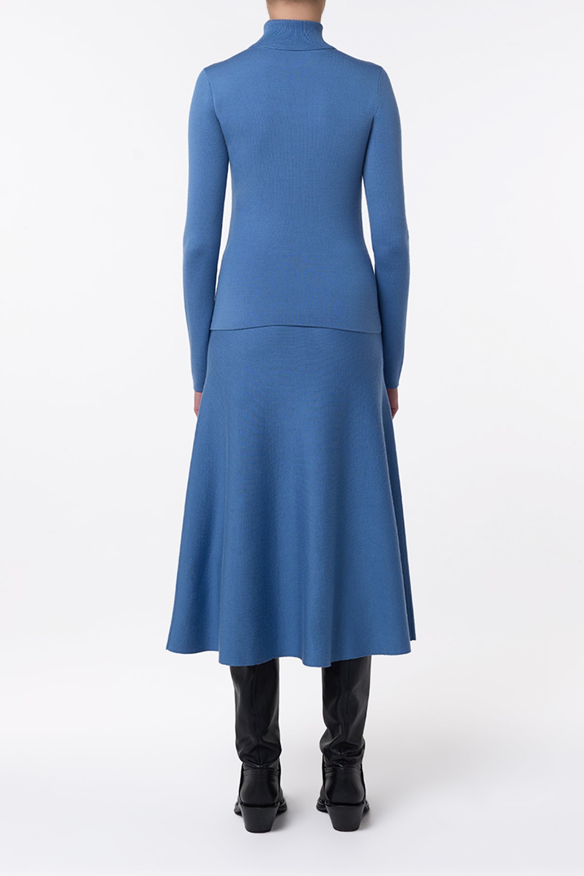 Freddie Knit Midi Skirt in Sky Merino Wool Cashmere – Gabriela Hearst