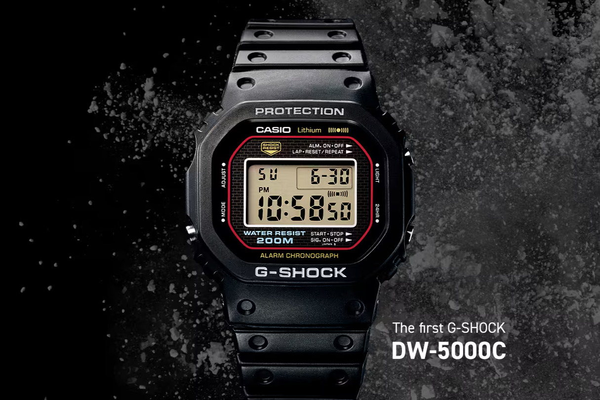 Casio G-Shock DW-5000R-1AJF: leaked manual confirms features of