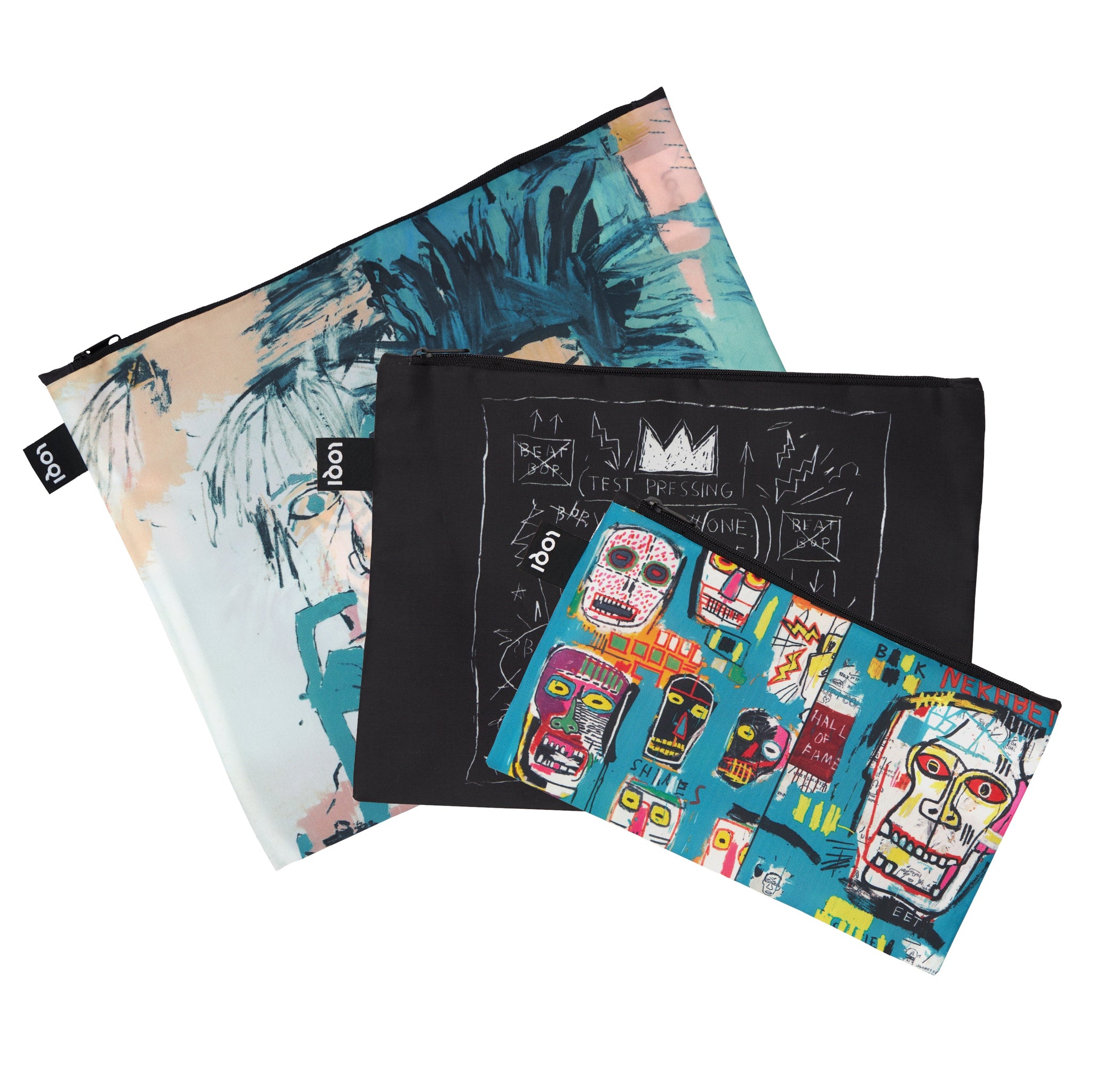 Jean-Michel Basquiat Zip Pouches | Gagosian Shop
