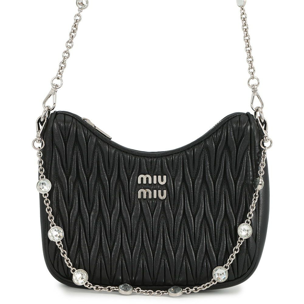 ミュウミュウ ショルダーバッグ キルティング レザー Miu Miu バッグ