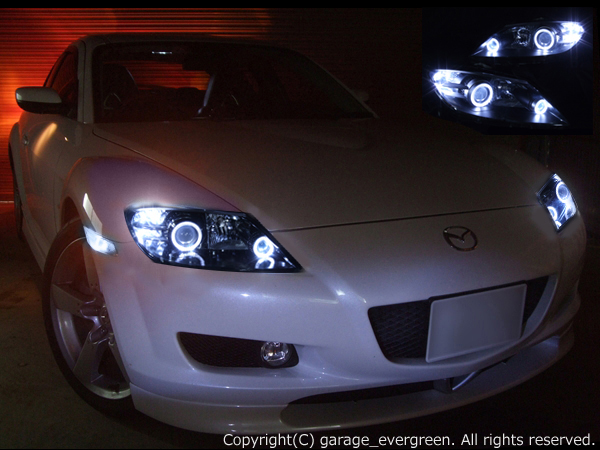 SE3P RX-8 前期 純正HID車用 純正ドレスアップヘッドライト LED