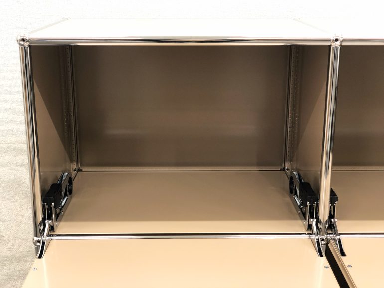 新品同様未使用品□USM/ハラーシステム□2列縦3段 スリム キャビネット