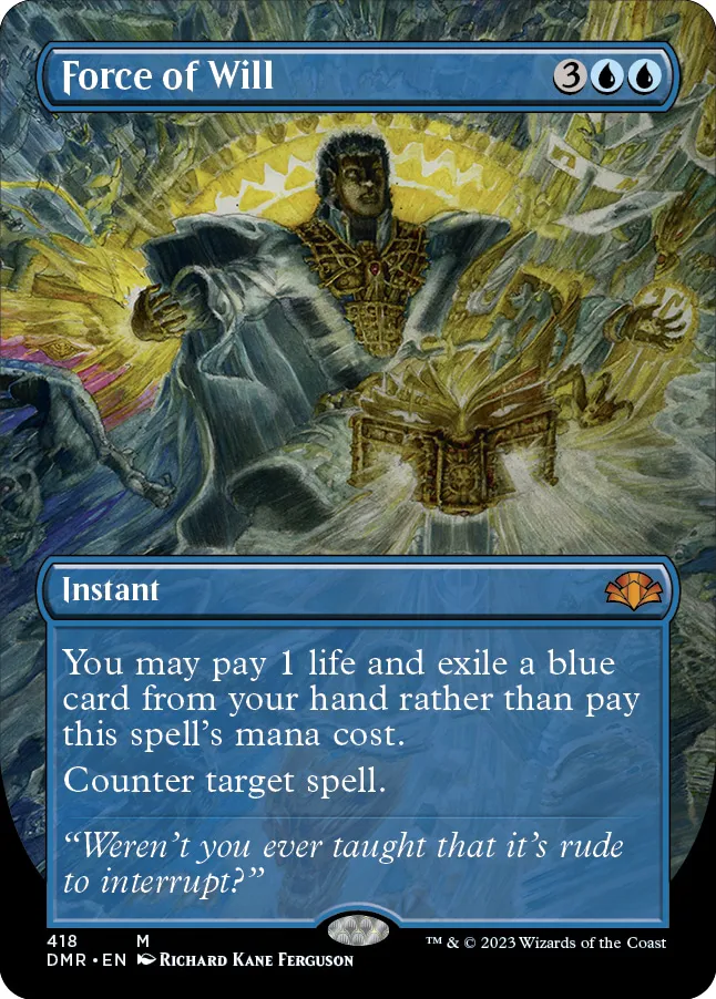 Force of Will MTG - Dominaria Remastered #418 (English) | Magic