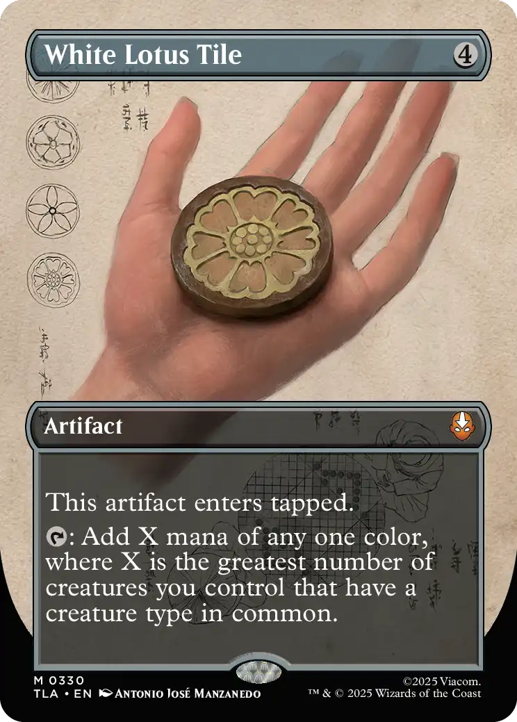 White Lotus Tile MTG - Magic: The Gathering | Avatar: The Last